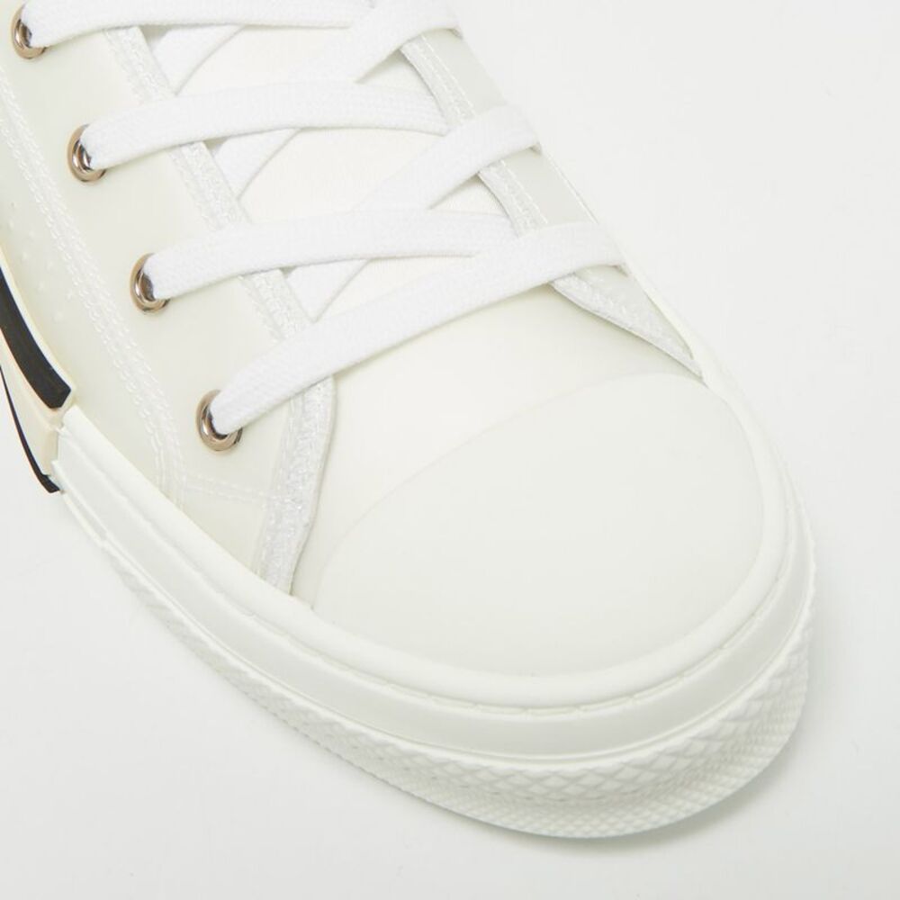 Dior B23 Size 42 White Canvas And Pvc High Top Sneakers - Picture 7 of 7